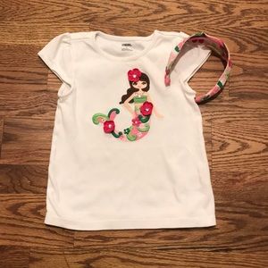 Gymboree T-shirt and Headband, Size 5